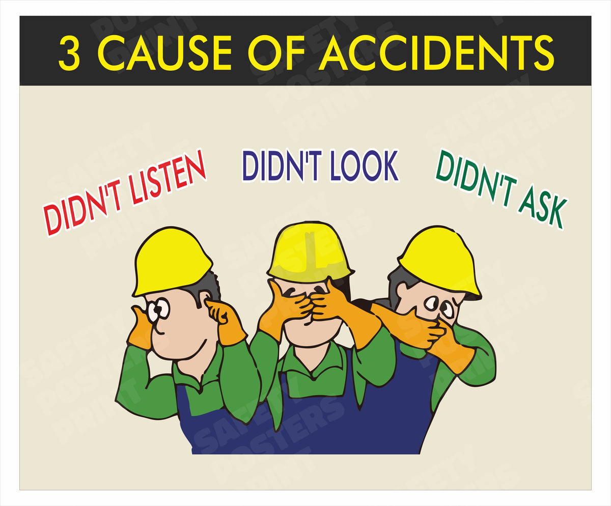 Listen, Look and Ask - Accident Prevention Reminder