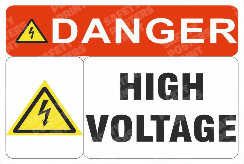 Danger - High Voltage - DNG-25