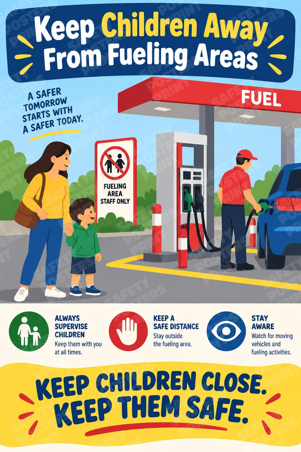 Keep Children Away from Fueling Areas