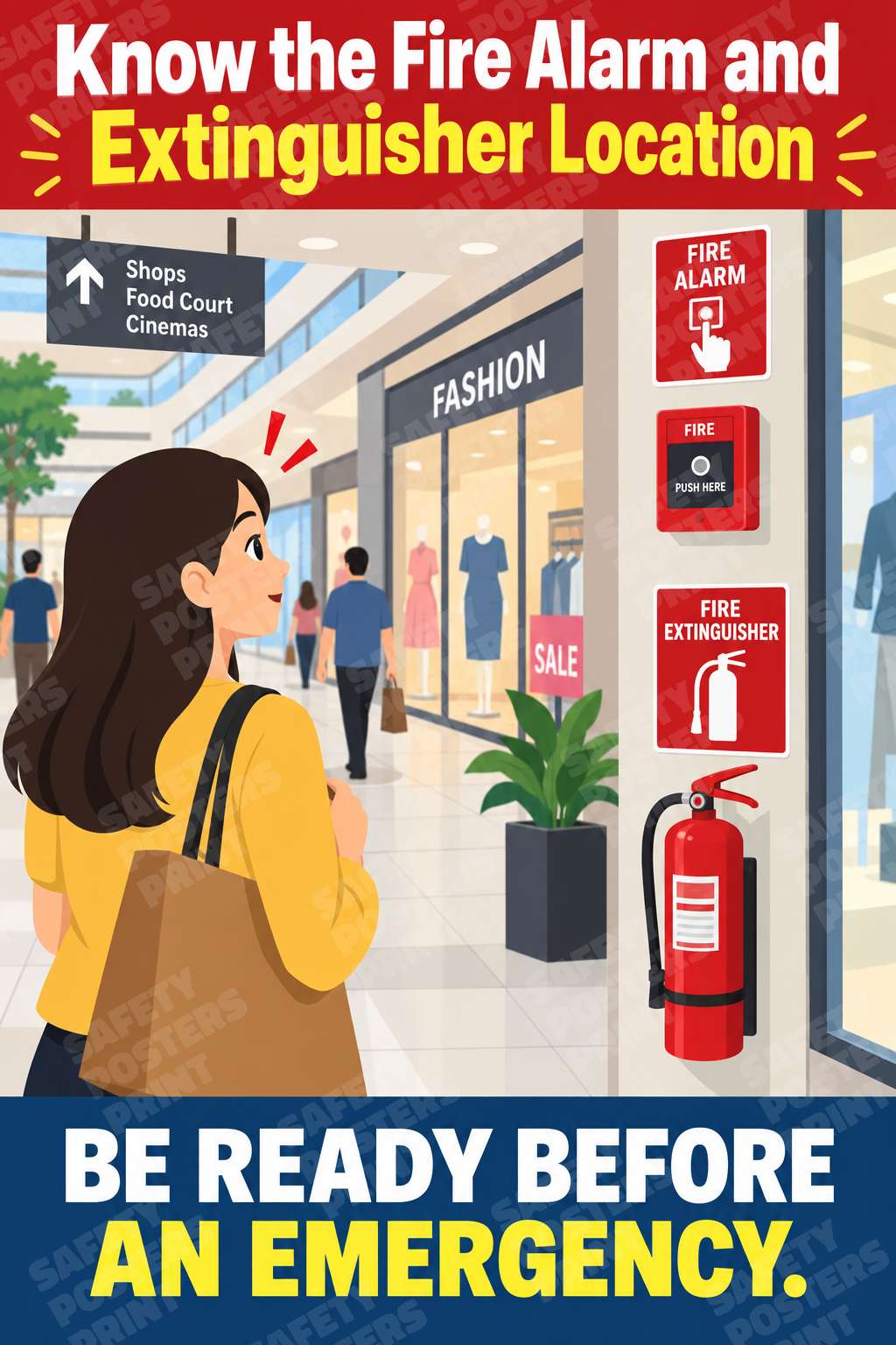 Know the Fire Alarm and Extinguisher Location