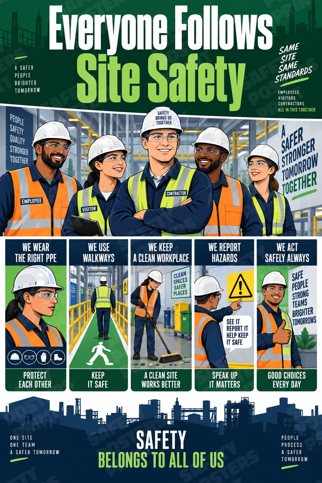 Site safety poster SMS-288