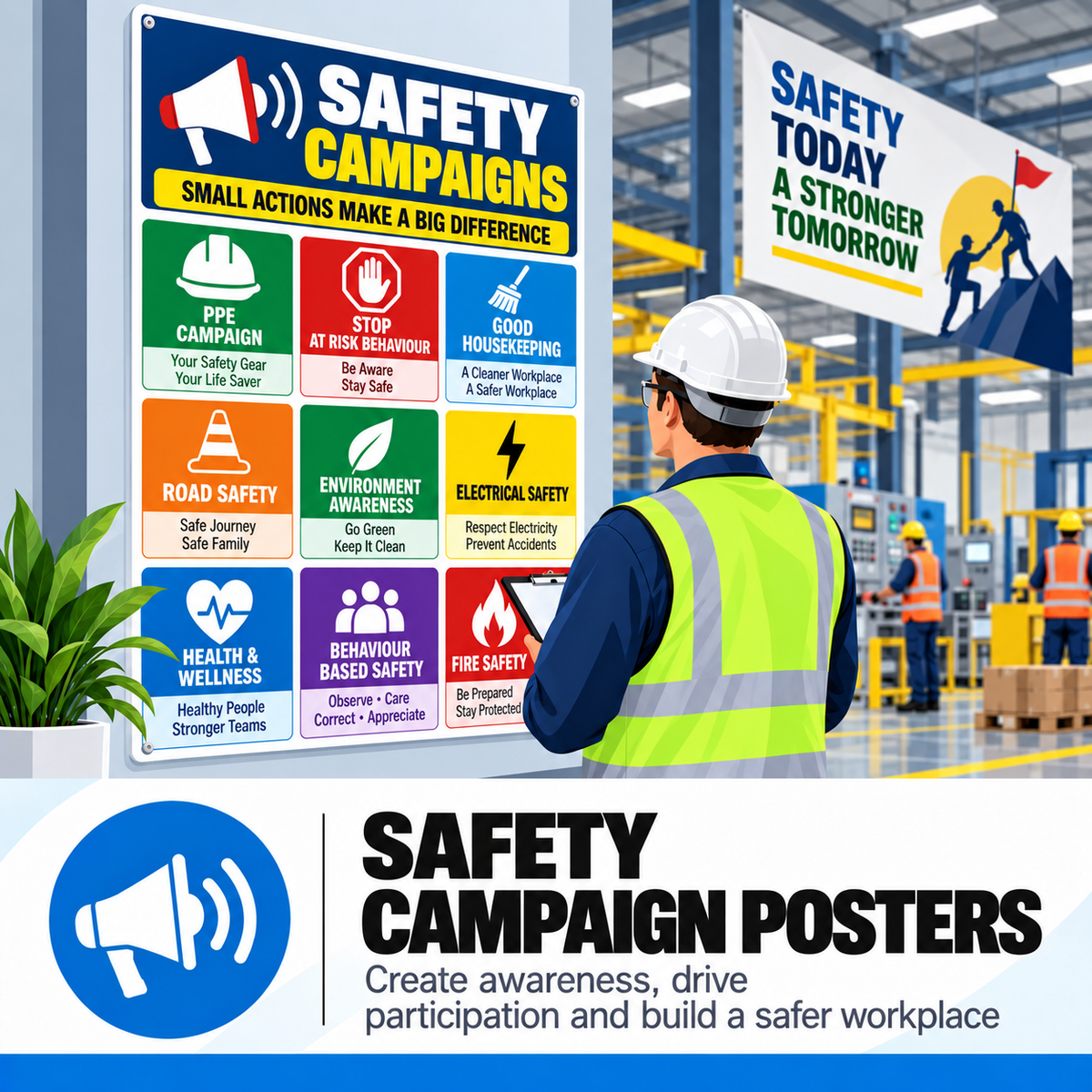 Safety Campaign Posters