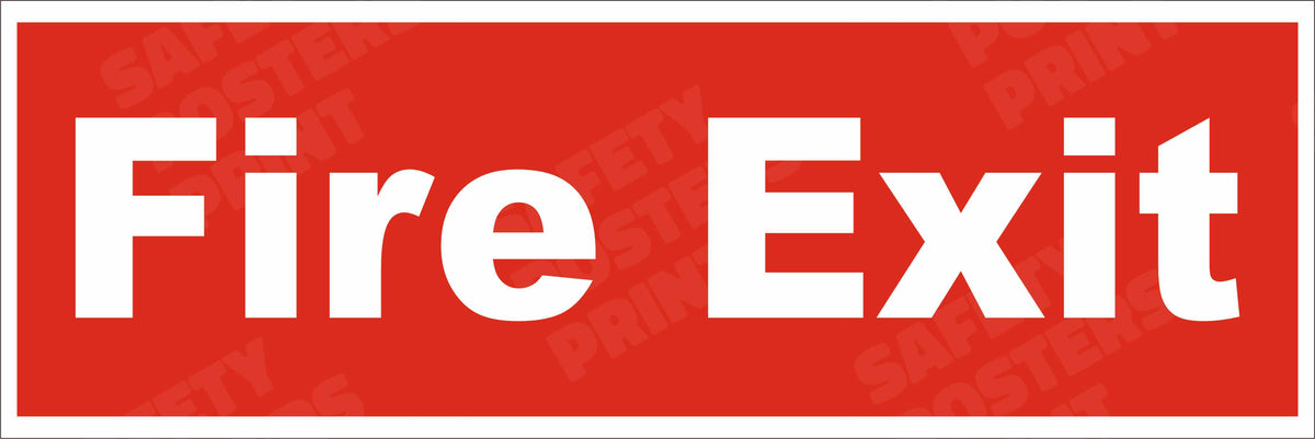 Fire Exit - Emergency Safety Sign - EMG-82