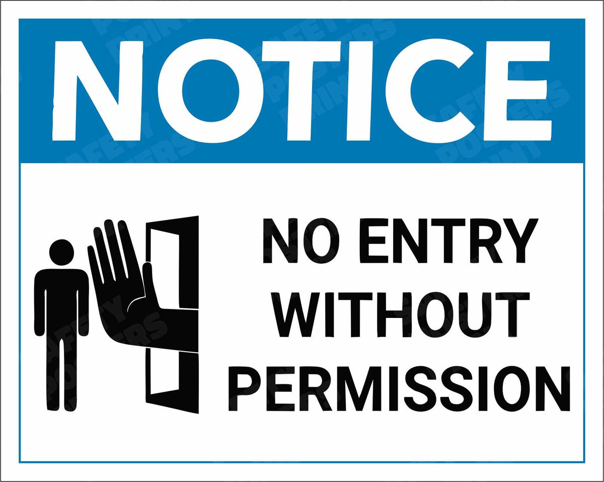 Workplace Notice Safety Sign - Design 3