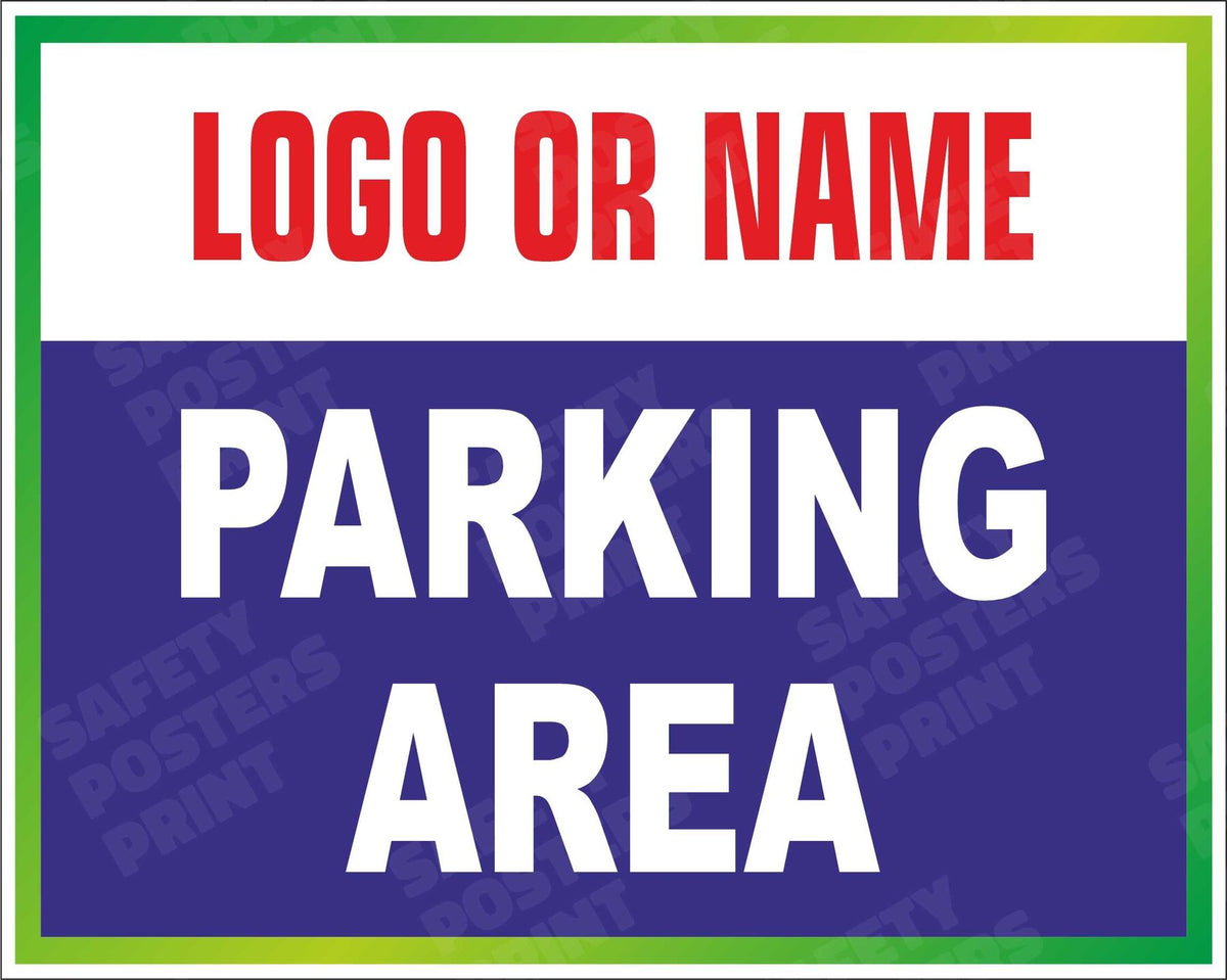 Parking Area - Custom Header Sign - INFO-133
