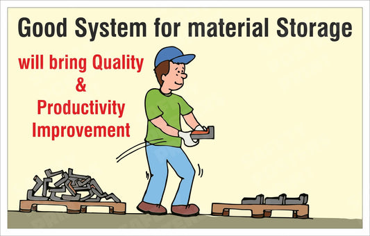 Warehouse Safety Awareness Sign - Design 6