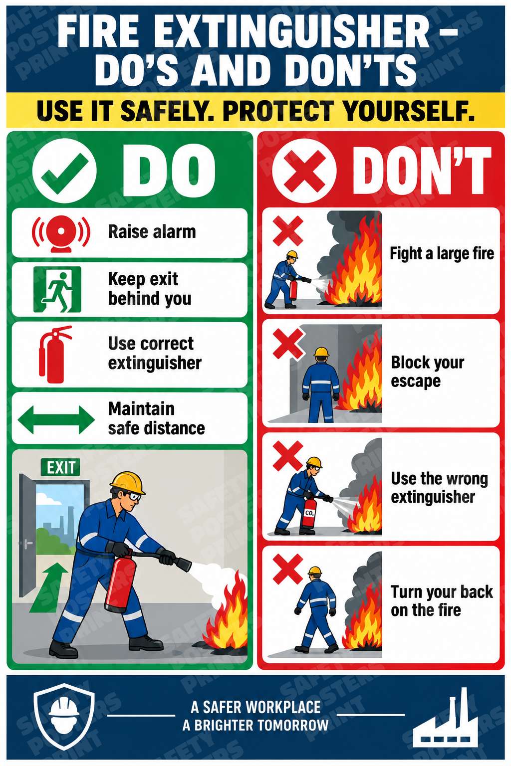 Fire Extinguisher - Do's and Don'ts CC-14