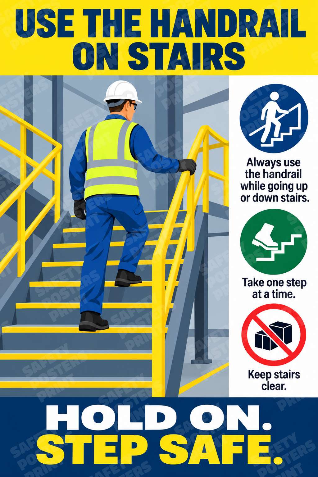 Use the Handrail on Stairs CC-16