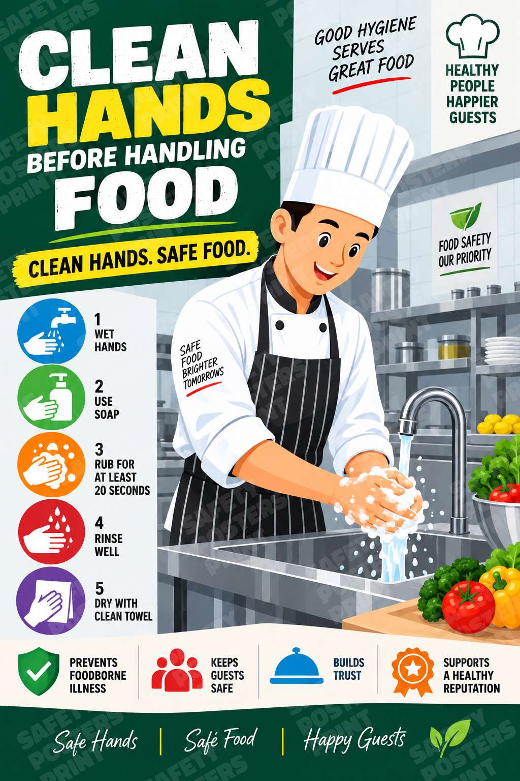 Clean Hands Before Food - CC-64