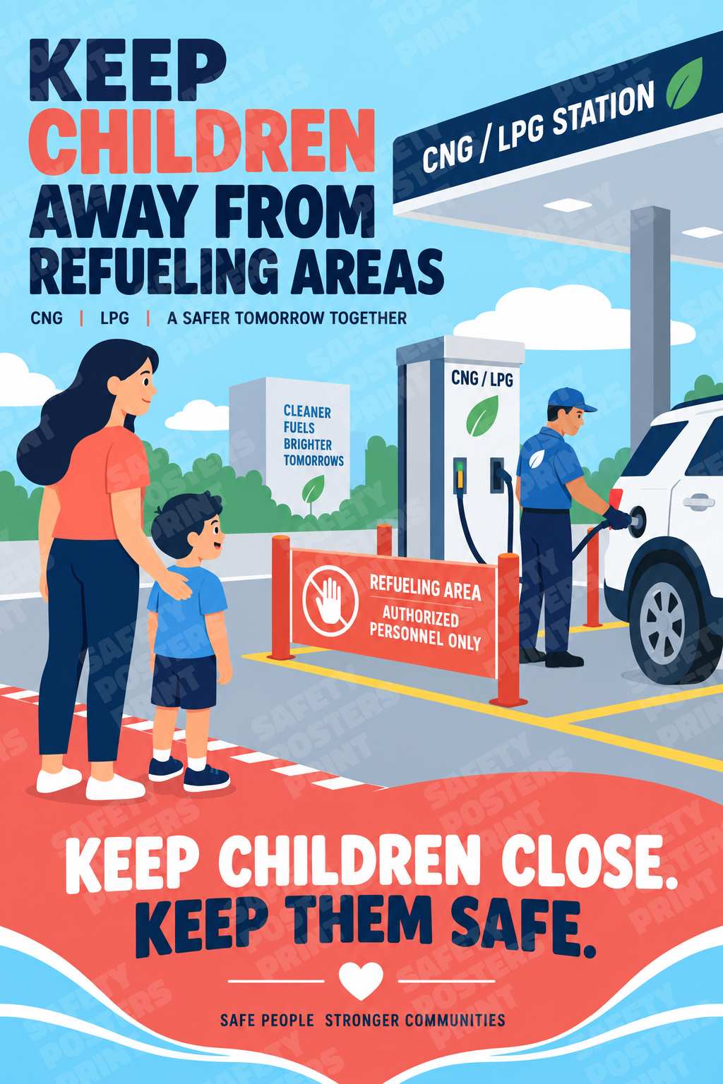 Keep Children Away from Refueling Areas