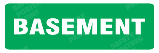 Basement - Building Wayfinding Sign