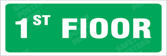 1st Floor - Building Wayfinding Sign