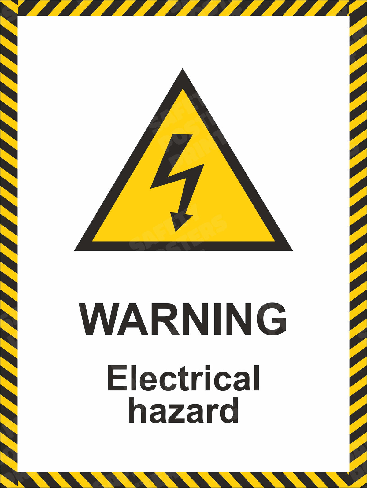 ES-30 Warning - Electrical Hazard workplace safety poster