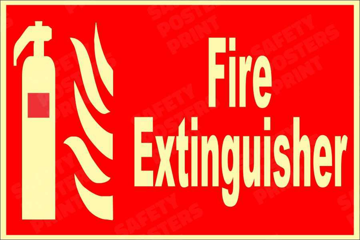 Fire Extinguisher - Equipment Location Sign