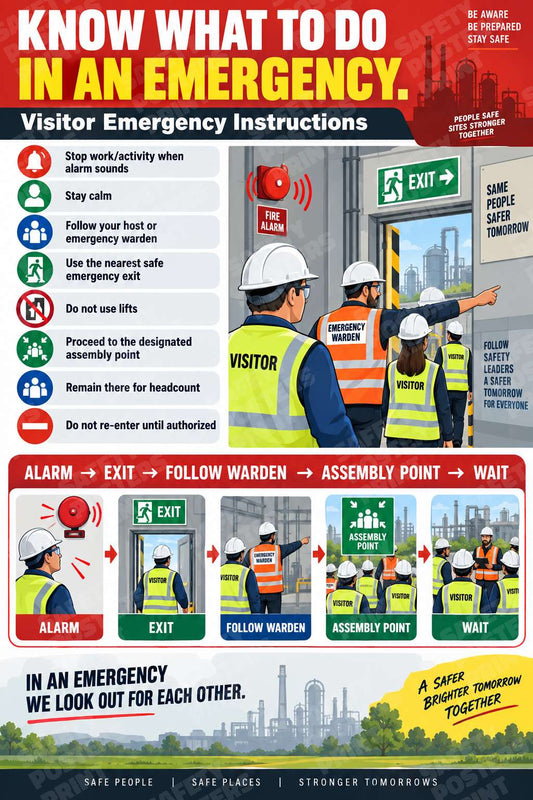 Know What to Do in an Emergency - Visitor Instructions