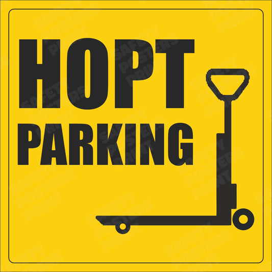 HOPT Parking - Hand Pallet Truck Parking Sign - INFO-139