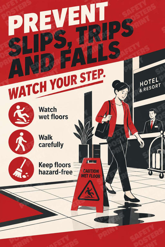 Prevent Slips Trips and Falls - Hotel Guest Safety
