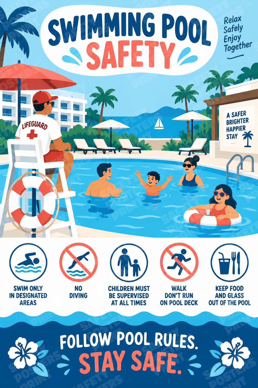 Swimming Pool Safety - Follow Pool Rules Stay Safe