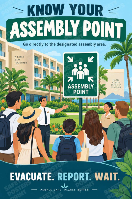 Know Your Assembly Point - Hotel Emergency Gathering