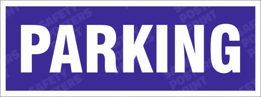 Parking information sign board