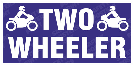 Two wheeler information sign board