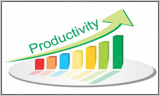 Productivity Improvement - Upward Progress Chart