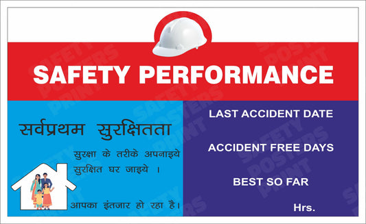 Safety Performance - Accident-Free Days Board