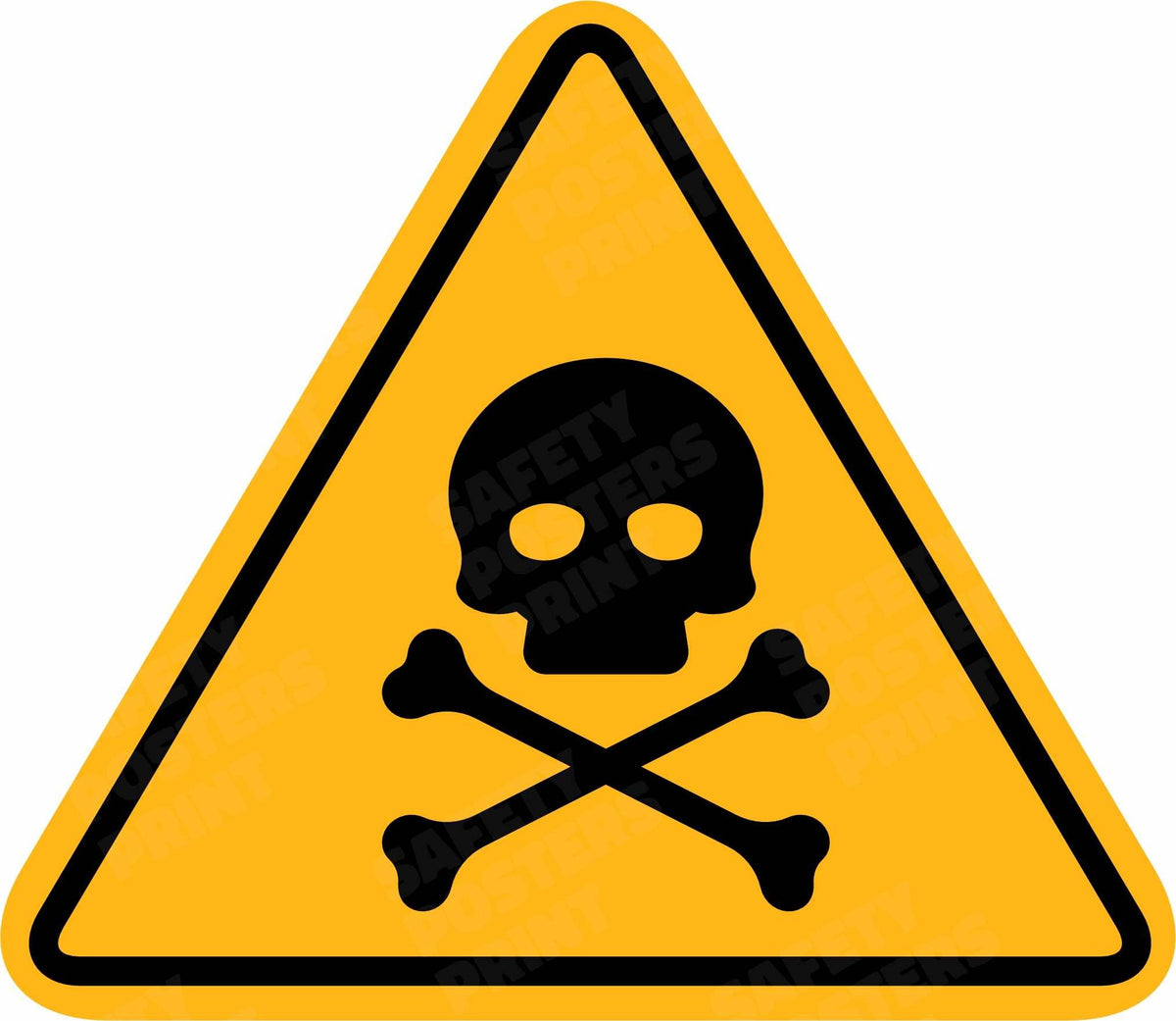 Poison Toxic Hazard Warning - Traffic Safety Sign - WARN-14