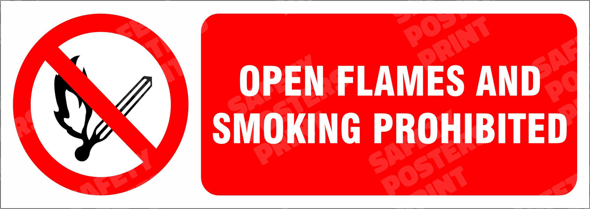 Open Flames and Smoking Prohibited - PRO-40