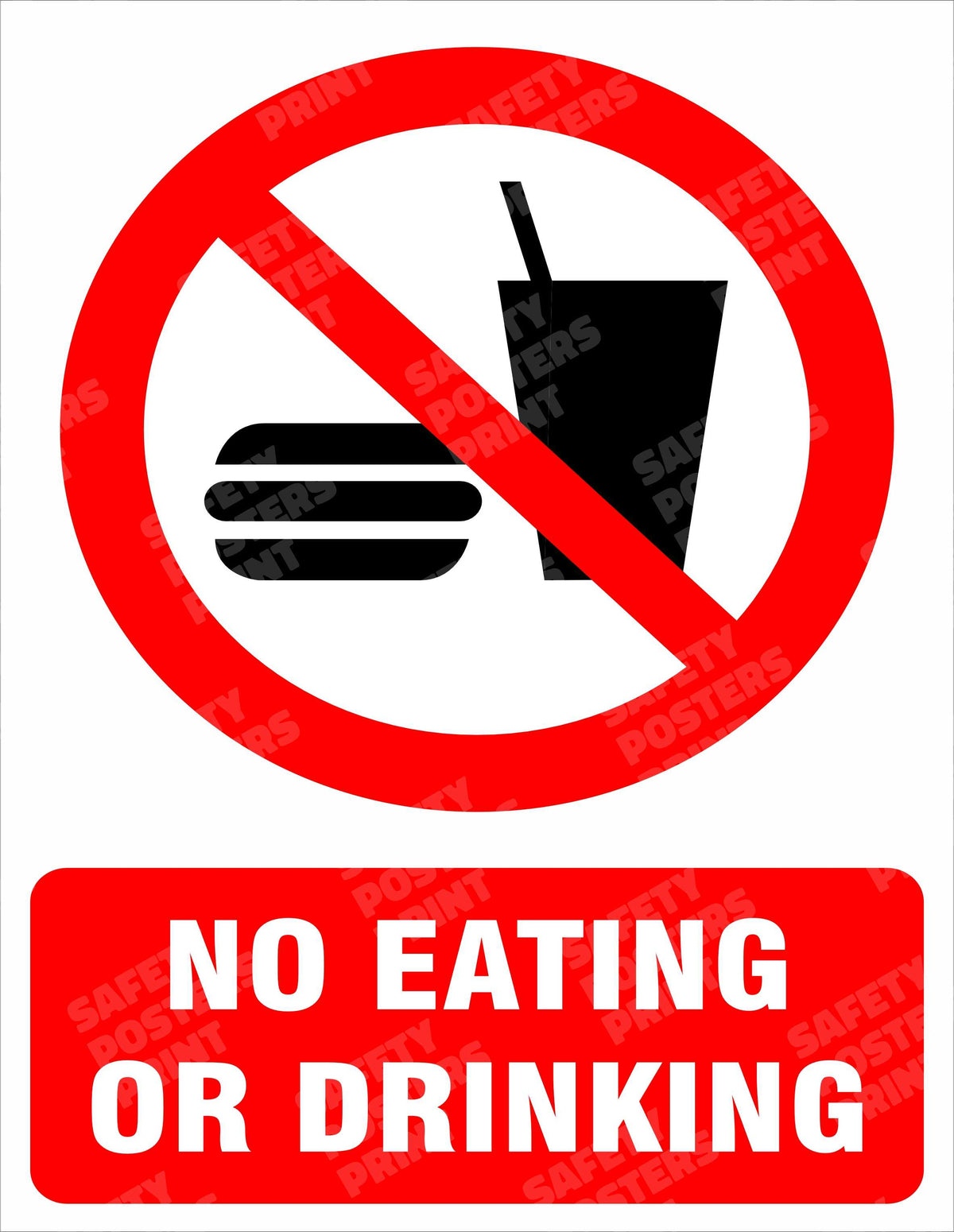 No Eating or Drinking - PRO-44