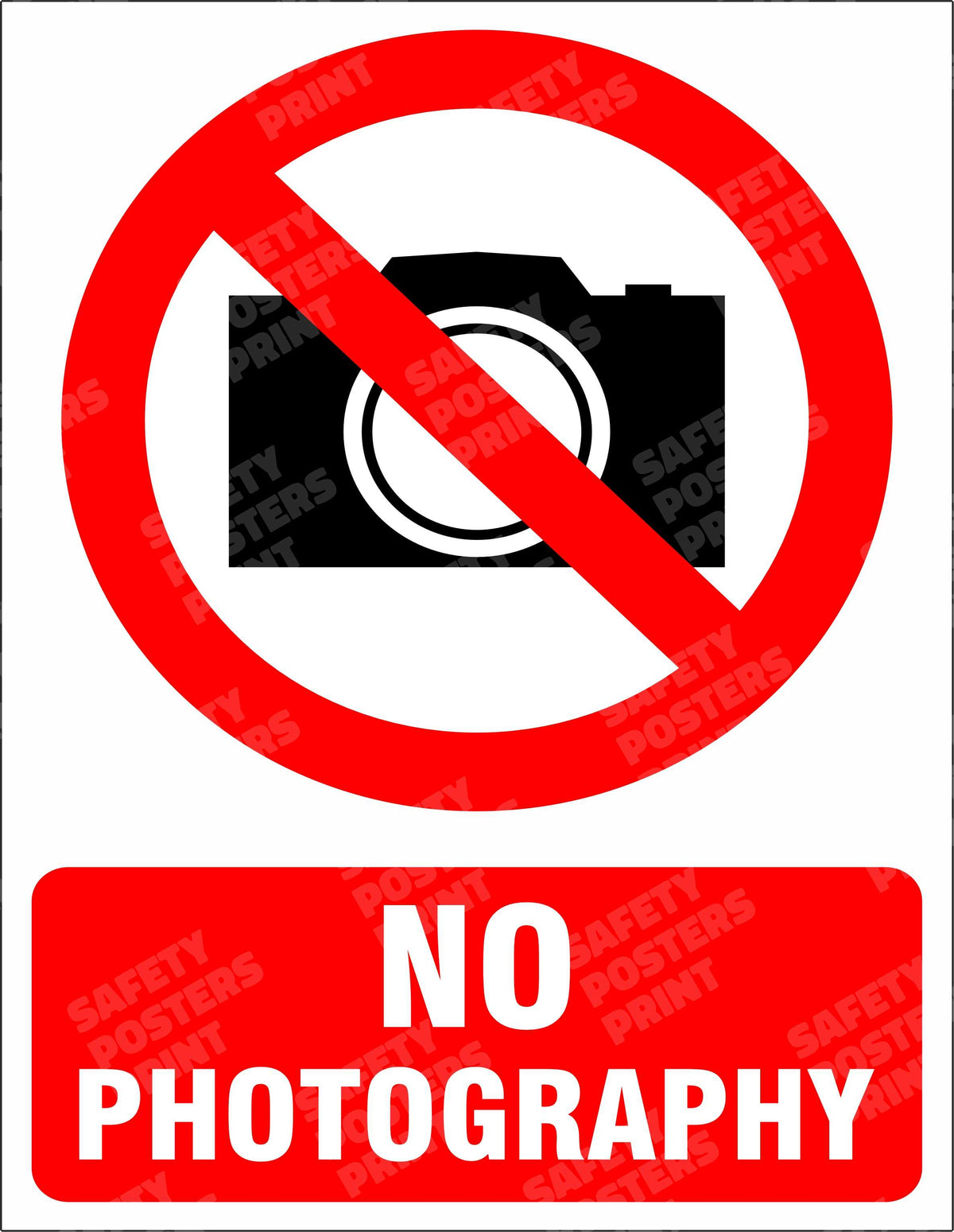 No Photography - PRO-77