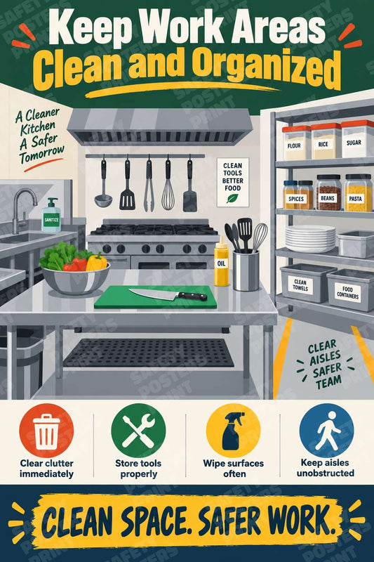 Keep Work Areas Clean and Organized - Clean Space Safer Work