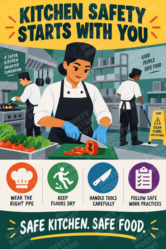 Kitchen Safety Starts with You - Safe Work Habits