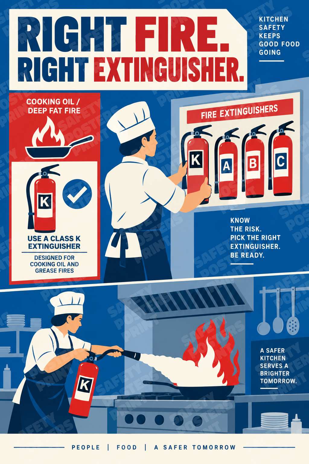 Right Fire Right Extinguisher - Kitchen Fire Safety