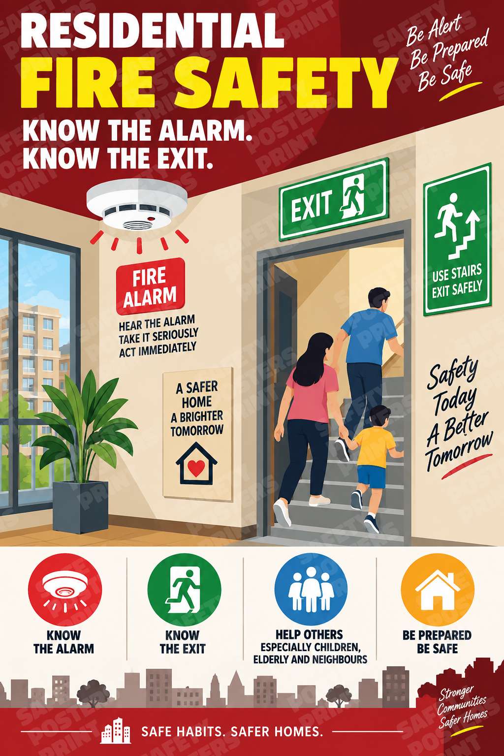 Residential Fire Safety - Know the Alarm Know the Exit