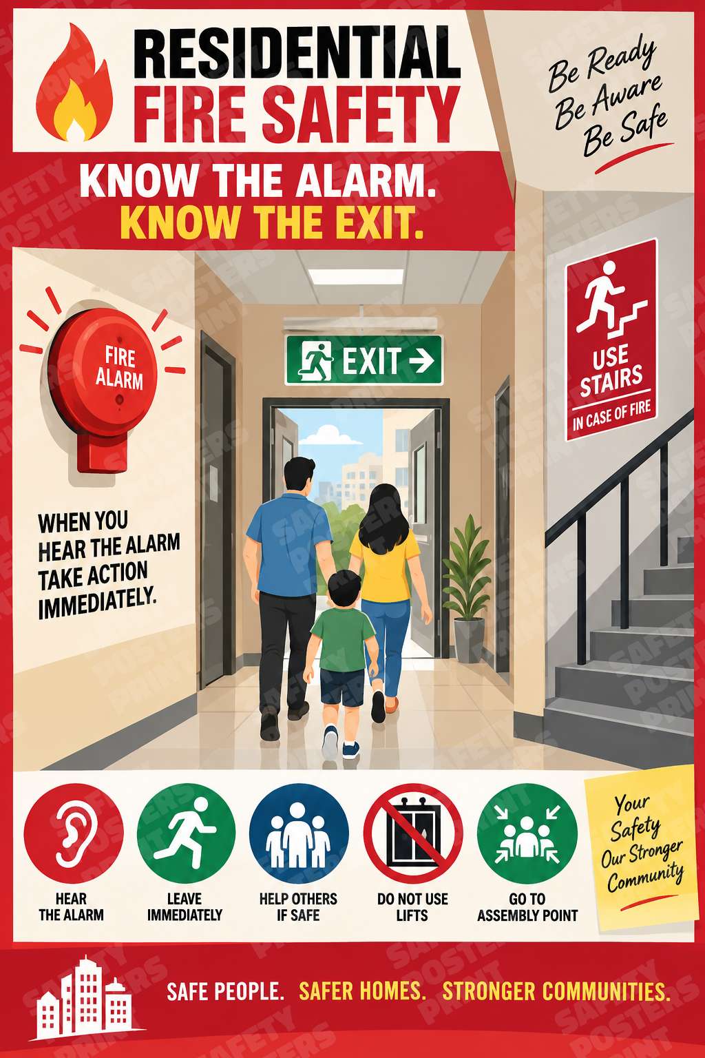 Residential Fire Safety - Know the Alarm Know the Exit