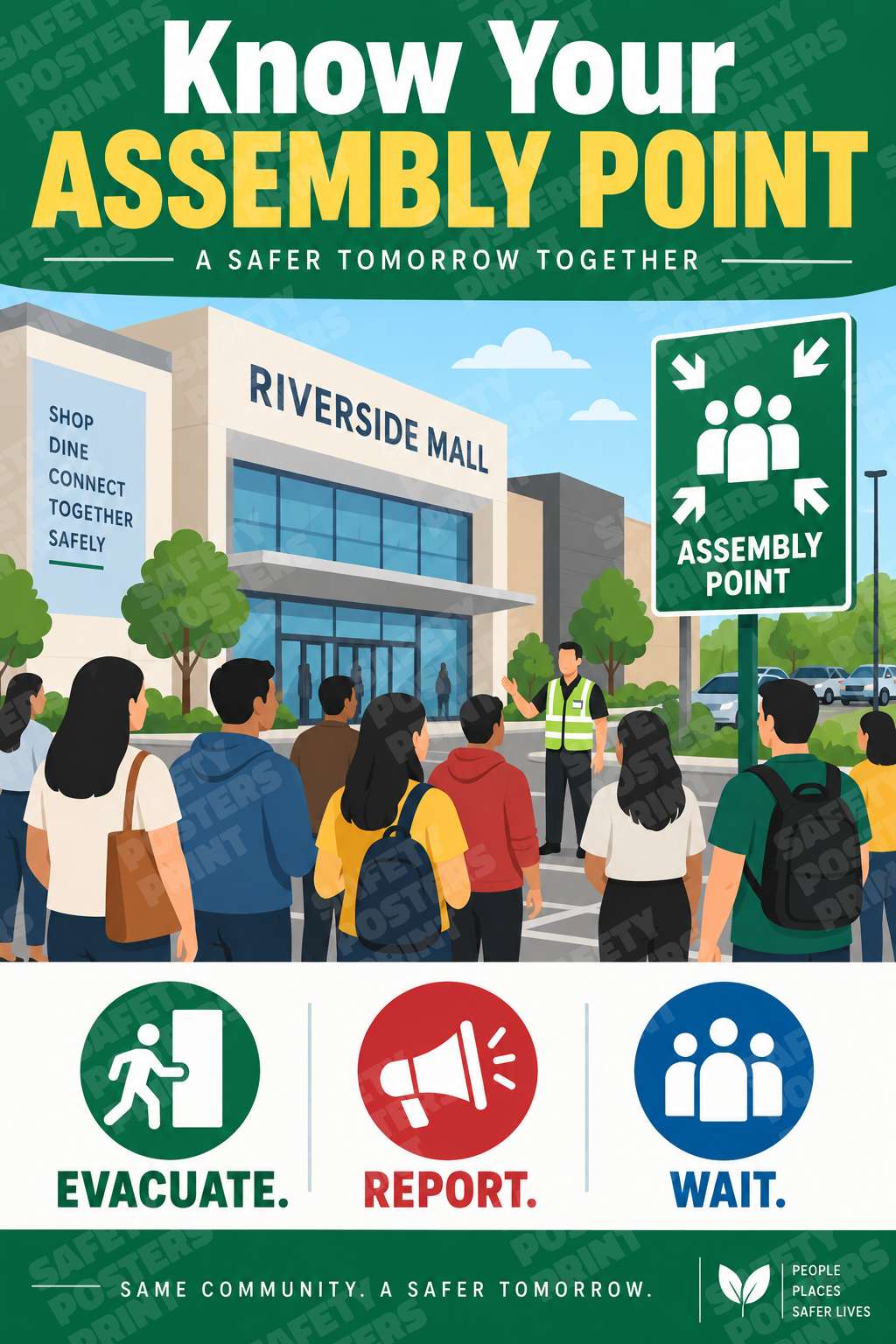 Know Your Assembly Point - Mall Emergency Gathering