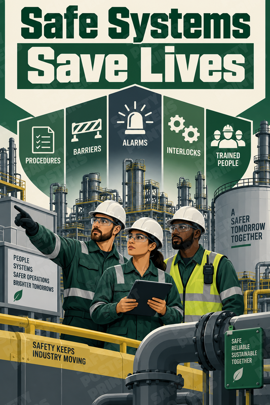 Safe Systems Save Lives - Safety Poster - SMS-1