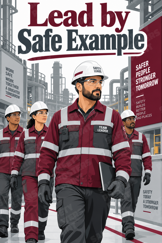 Lead by Safe Example - Safety Poster - SMS-16