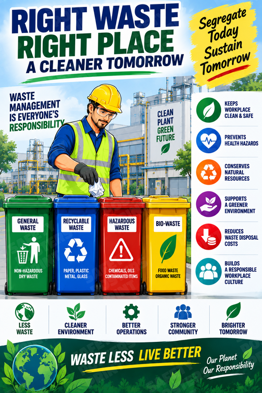 Right Waste, Right Place industrial poster SMS-170