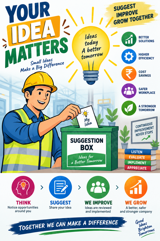 Your Idea Matters industrial poster SMS-174