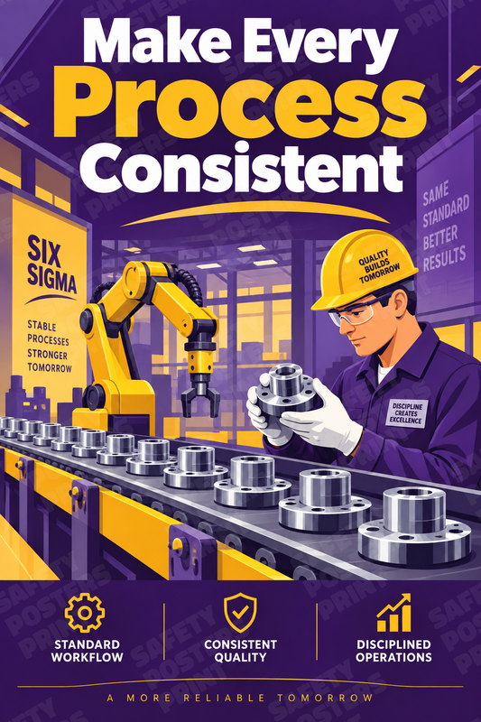 Make Every Process Consistent industrial poster SMS-234
