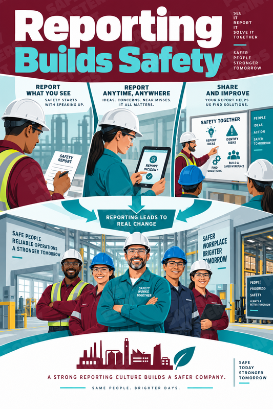 Incident reporting poster SMS-280
