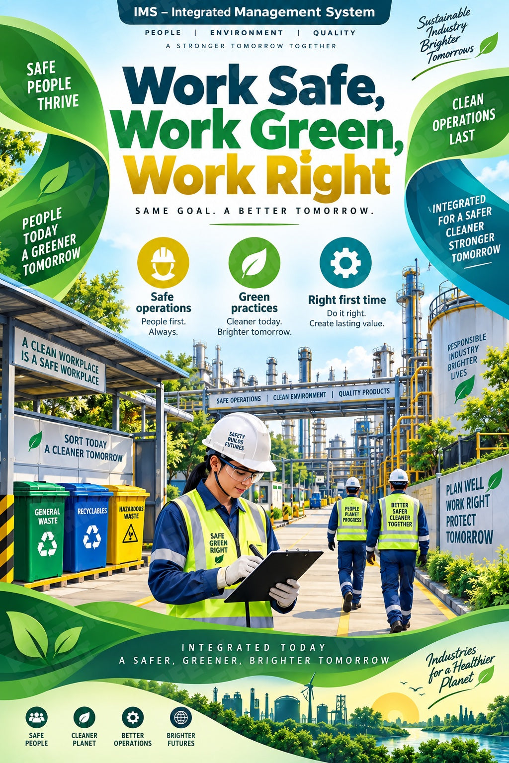 Integrated management poster SMS-282