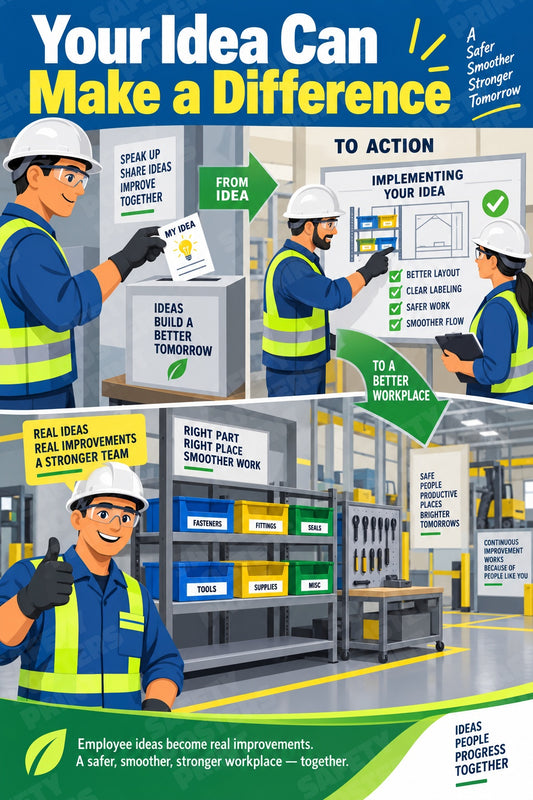 Suggestion management poster SMS-284