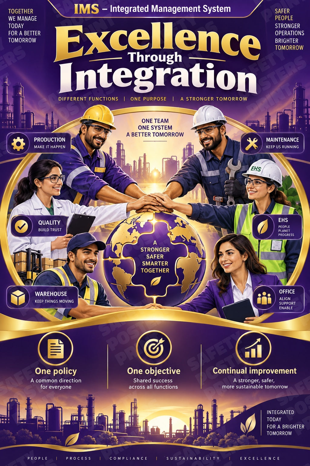 Integrated management poster SMS-294