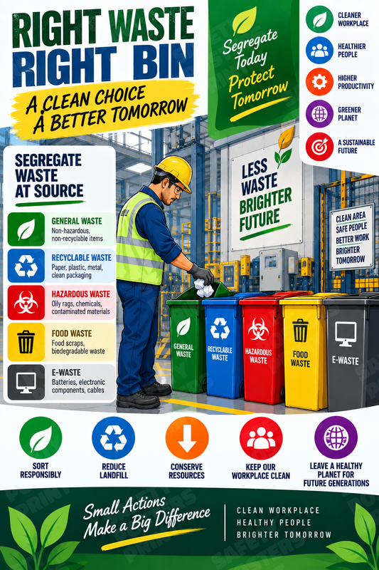 Right Waste, Right Bin poster SMS-299