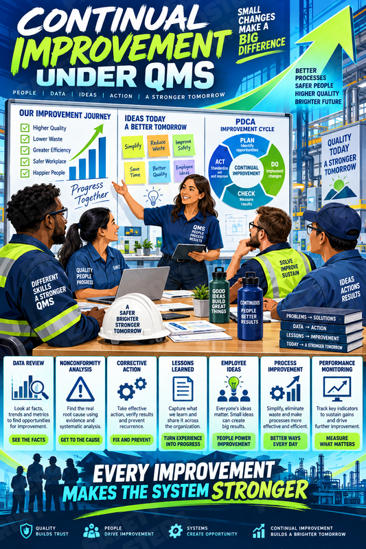 Continual Improvement - Safety Poster - SMS-93