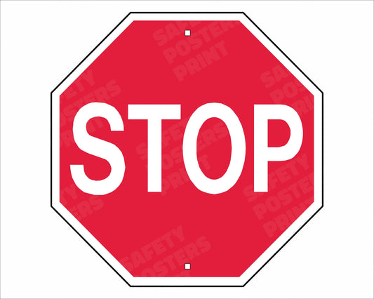 STOP - Traffic Safety Sign - DRV-27